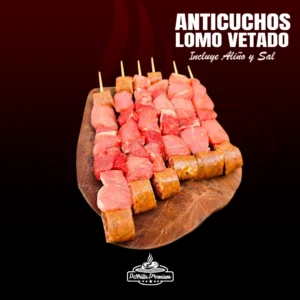 Anticuchos de Lomo Vetado