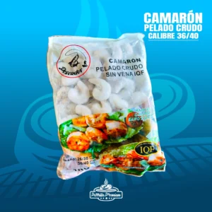 1 kg Camarón 36-40 Crudo - Sin Cáscara