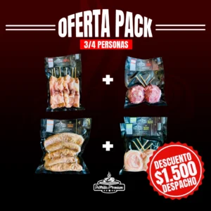 PACK OFERTA 3-4 Personas